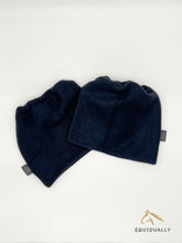 Lade das Bild in den Galerie-Viewer, Steigbügelschoner Fleece - navy